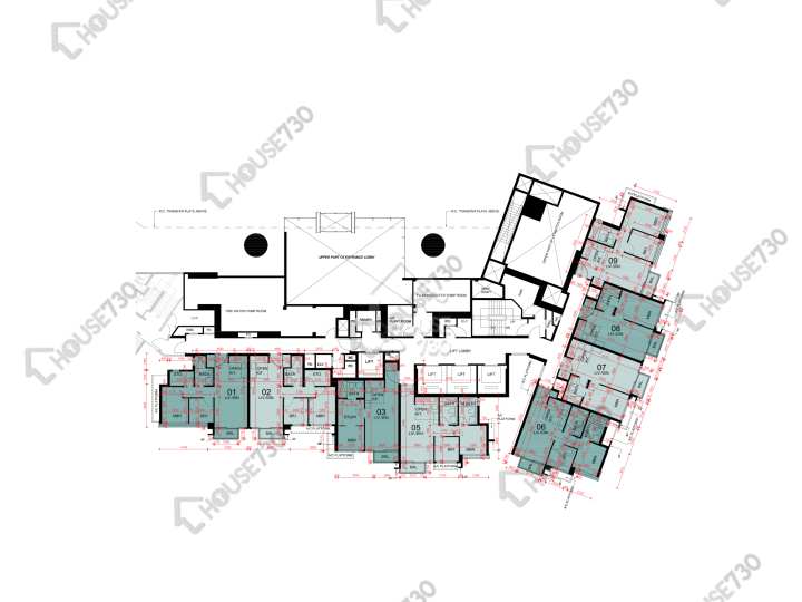 東環 平面圖 東環 1期 5B座 1樓 樓層平面圖 - House730