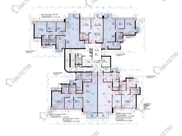 滿名山 平面圖 滿名山 滿庭 7座 3,5-11,12樓 樓層平面圖 - House730