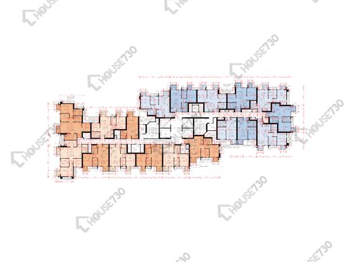 御半山 平面圖 御半山 2期 2A座 1樓 樓層平面圖 - House730