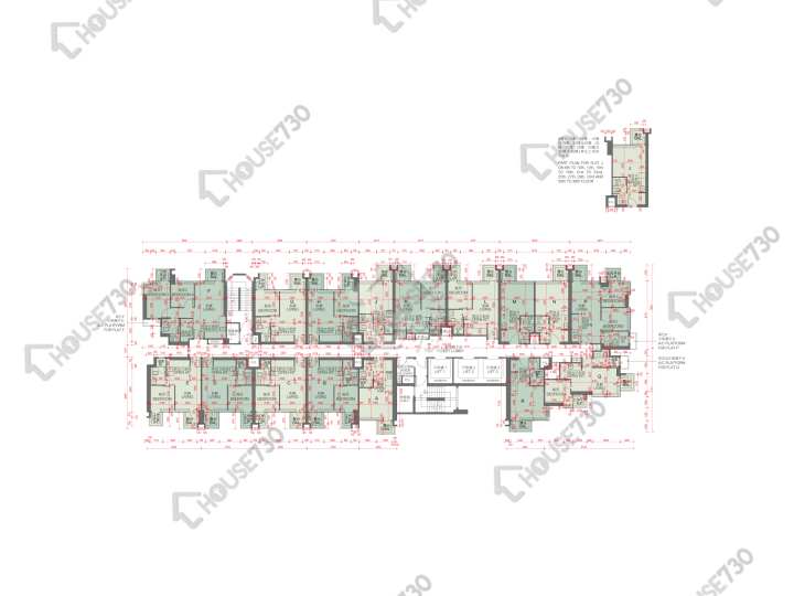 君豪峰 平面圖 君豪峰 5-12,15-23,25-33,35,36樓 樓層平面圖 - House730