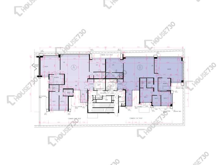 匯璽 平面圖 匯璽 2A期 海鑽匯 6樓 樓層平面圖 - House730