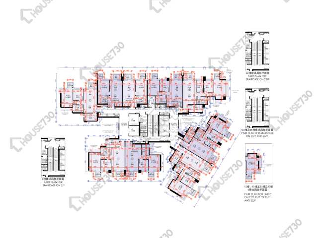 Ho Man Tin MANTIN HEIGHTS Middle Floor Floor Plan 1座-高層/中層/低層 House730-6939540