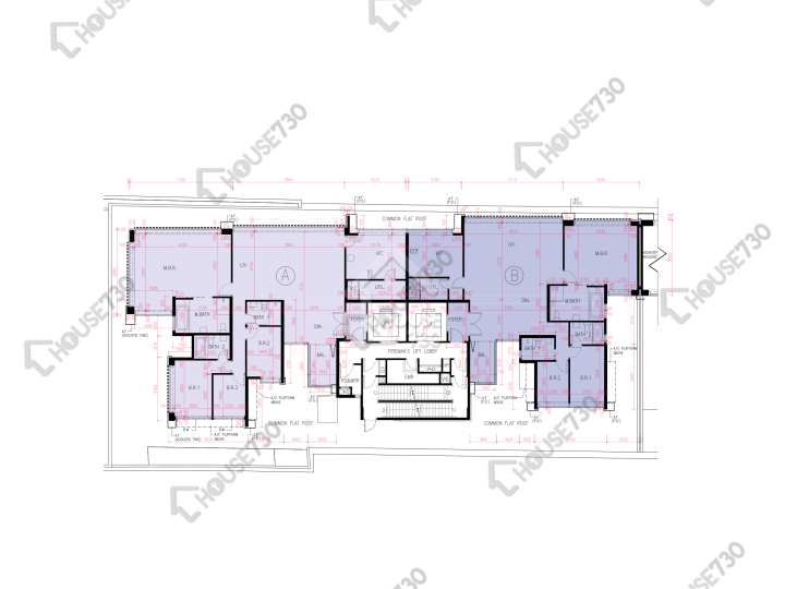 匯璽 平面圖 匯璽 2A期 天鑽匯 6樓 樓層平面圖 - House730