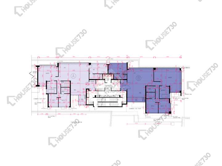 匯璽 平面圖 匯璽 5期 匯璽III 彗鑽匯 8樓 樓層平面圖 - House730