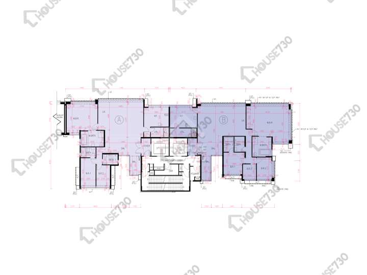 匯璽 平面圖 匯璽 2A期 海鑽匯 7-12,15,16樓 樓層平面圖 - House730