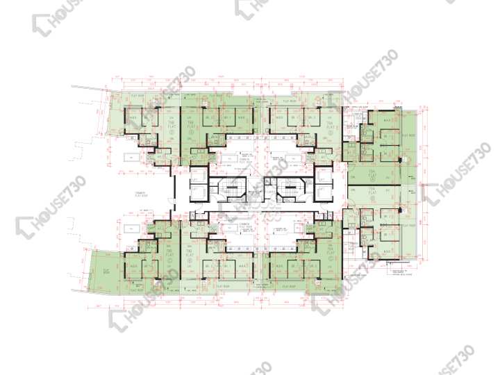 峻巒 平面圖 峻巒 1A期 9A座 1樓 樓層平面圖 - House730