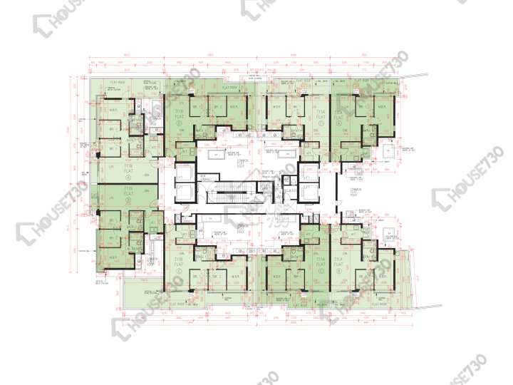 峻巒 平面圖 峻巒 1A期 11A座 1樓 樓層平面圖 - House730