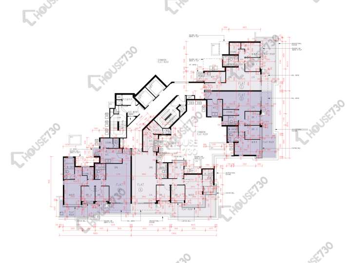 峻巒 平面圖 峻巒 2B期 Park Yoho Napoli 22座 1樓 樓層平面圖 - House730