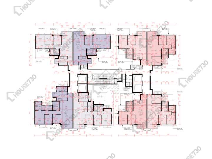峻巒 平面圖 峻巒 2B期 Park Yoho Napoli 21A座 2-3,5-11,12樓 樓層平面圖 - House730