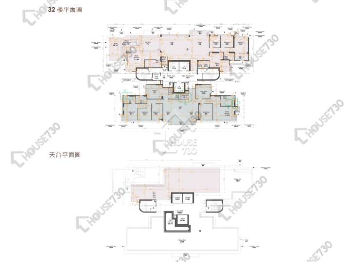 香島 平面圖 香島 2座 32樓 樓層平面圖 - House730