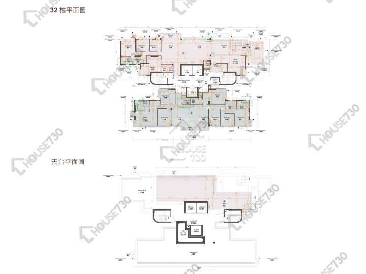 香島 平面圖 香島 3座 32樓 樓層平面圖 - House730