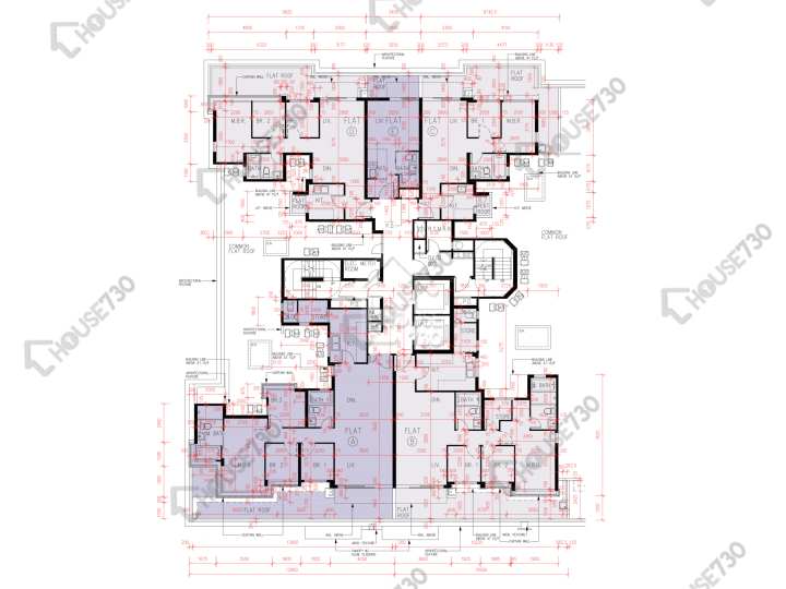 峻巒 平面圖 峻巒 2B期 Park Yoho Napoli 28座 1樓 樓層平面圖 - House730