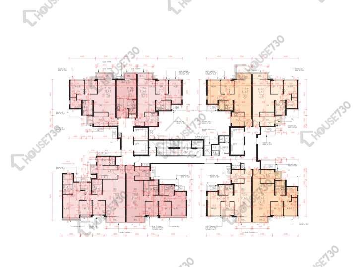 峻巒 平面圖 峻巒 2A期 Park Yoho Genova 15A座 2-3,5-12,15,16樓 樓層平面圖 - House730