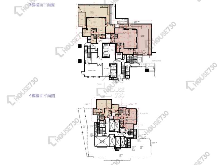 天鑄 平面圖 天鑄 2期 5座 3樓 樓層平面圖 - House730