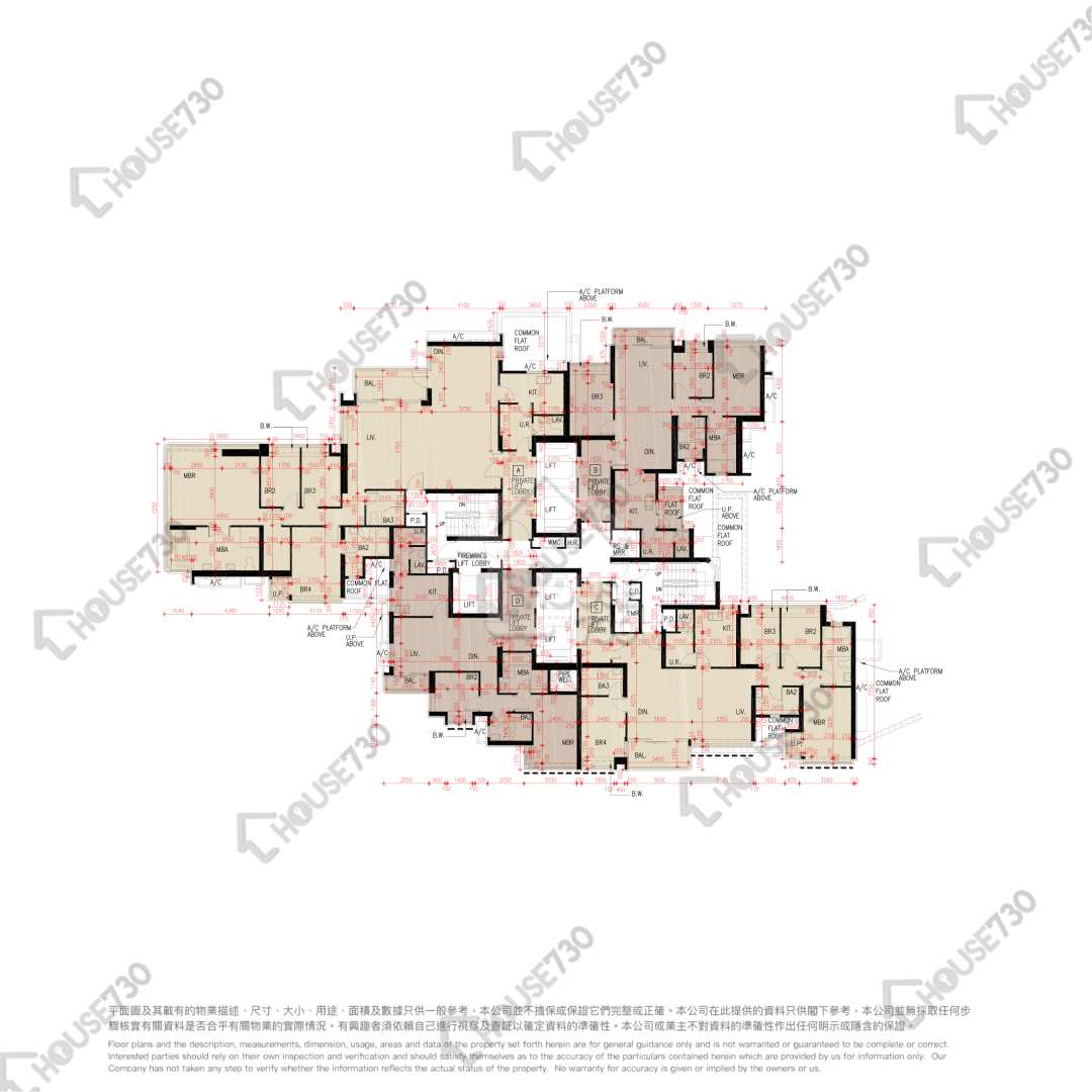 Ho Man Tin ULTIMA Lower Floor Floor Plan 1期-6座-低層 House730-4955393