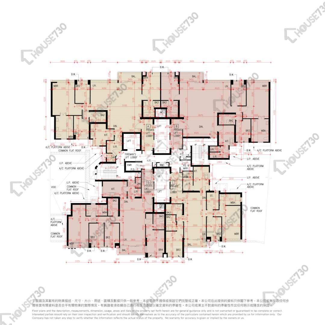 Ho Man Tin ULTIMA Lower Floor Floor Plan 2期-3座-低層 House730-4955350