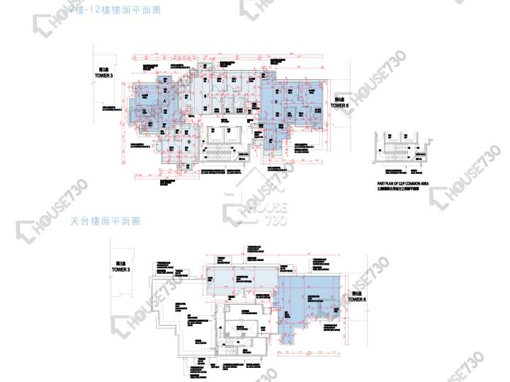 Capri 平面圖 Capri 5座 9-12樓 樓層平面圖 - House730