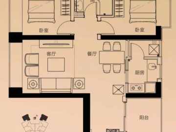 加福華爾登府邸 90㎡户型 - House730