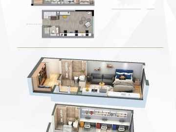 華新方圓333 47.6平方1房 - House730