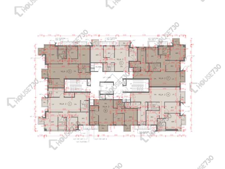 天寰 平面圖 天寰 星寰匯3座 2樓 樓層平面圖 - House730