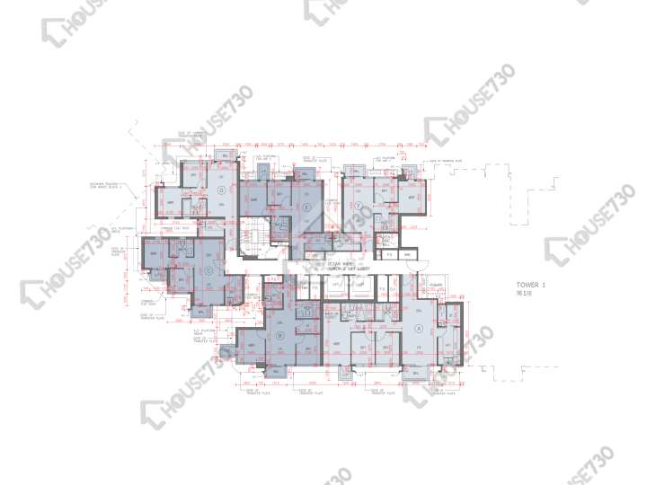 天寰 平面圖 天寰 天海匯2座 3樓 樓層平面圖 - House730