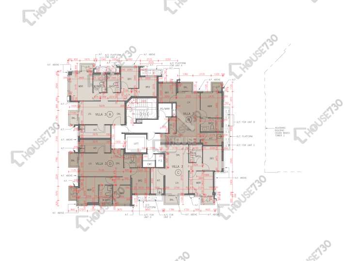 天寰 平面圖 天寰 星寰匯2座 3樓 樓層平面圖 - House730