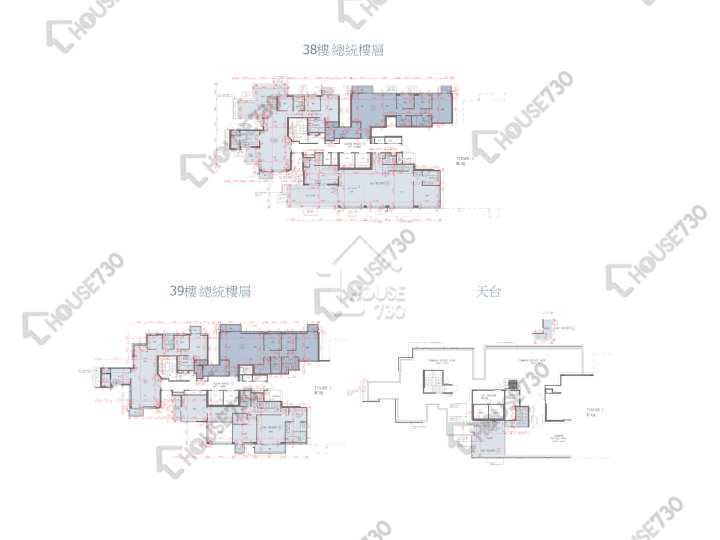 天寰 平面圖 天寰 天海匯2座 38-39樓 樓層平面圖 - House730