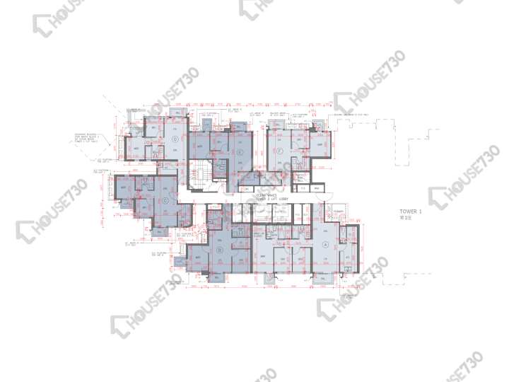 天寰 平面圖 天寰 天海匯2座 5-12,15-23,25-33,35-36,37樓 樓層平面圖 - House730