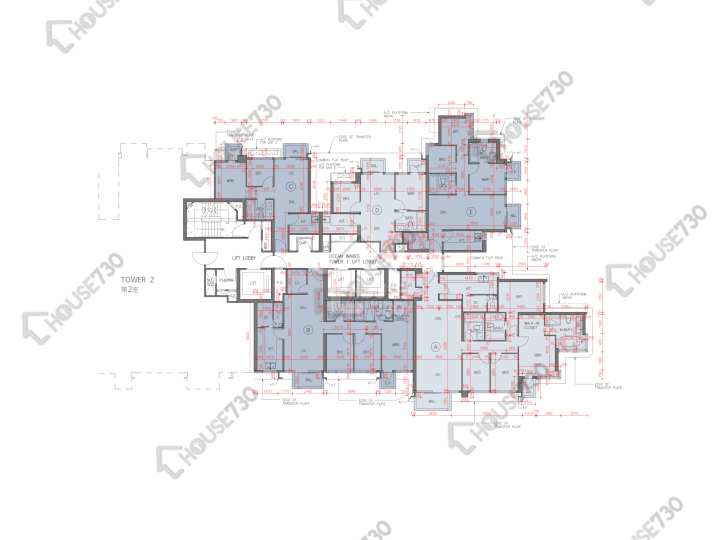 天寰 平面圖 天寰 天海匯1座 3樓 樓層平面圖 - House730
