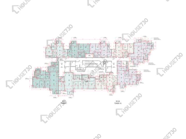 The Parkside 平面圖 The Parkside 1A座 30樓 樓層平面圖 - House730