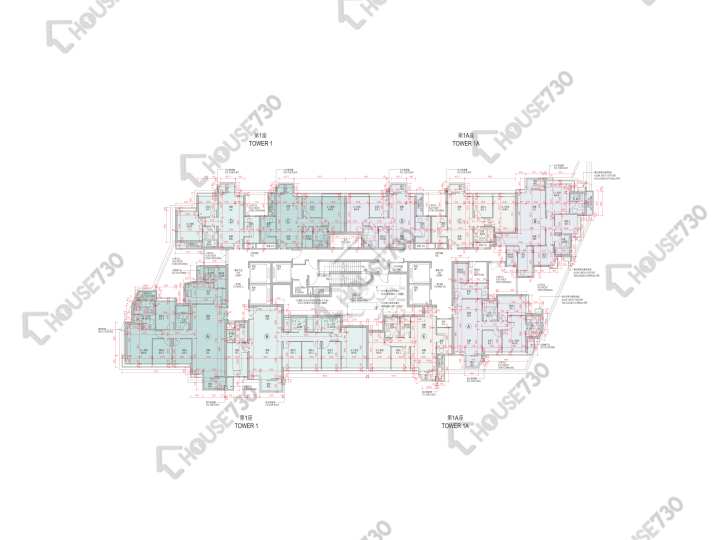 The Parkside 平面圖 The Parkside 1A座 3樓 樓層平面圖 - House730