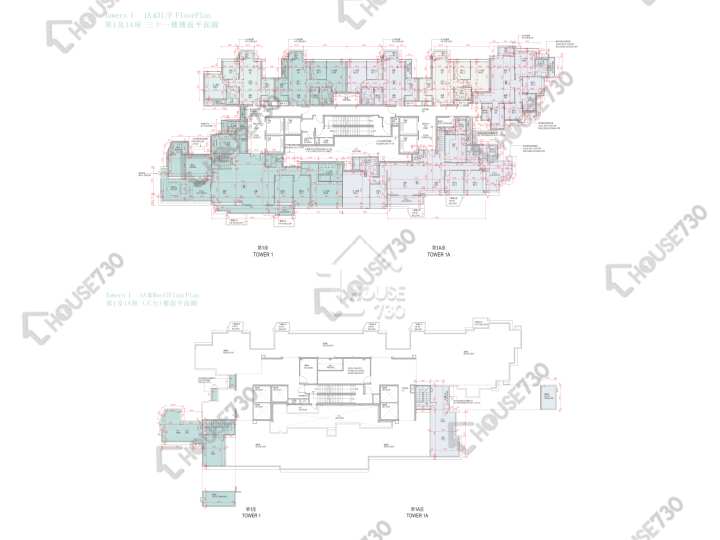 The Parkside 平面圖 The Parkside 1A座 31樓 樓層平面圖 - House730
