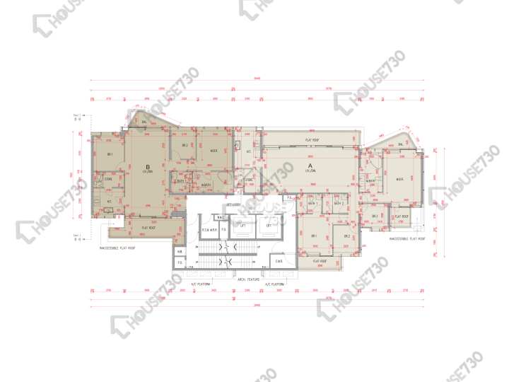 何文田山畔 平面圖 何文田山畔 2座 29樓 樓層平面圖 - House730