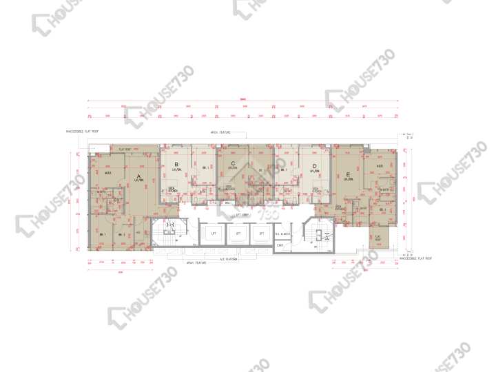 何文田山畔 平面圖 何文田山畔 1座 3樓 樓層平面圖 - House730