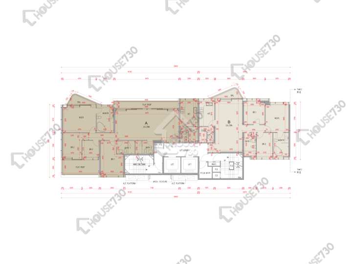 何文田山畔 平面圖 何文田山畔 1座 29樓 樓層平面圖 - House730