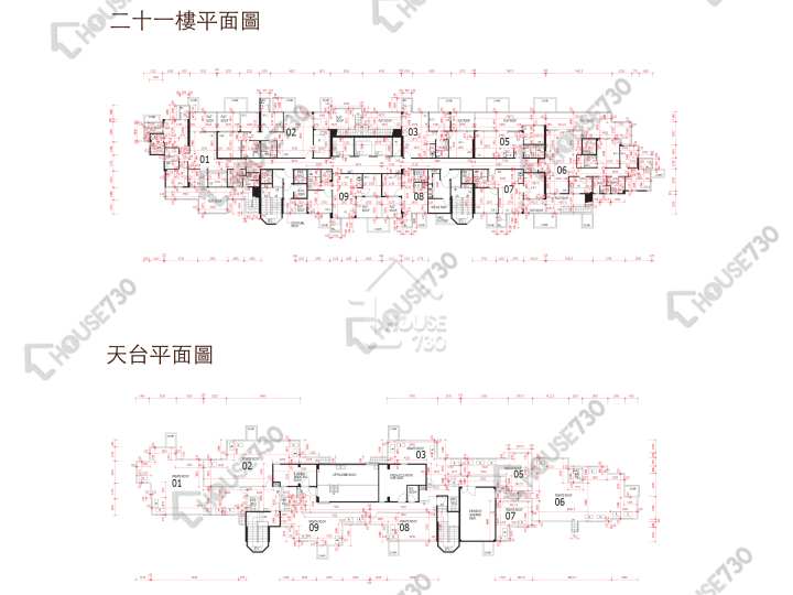 菁雋 平面圖 菁雋 21樓 樓層平面圖 - House730
