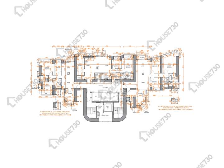 瀚然 平面圖 瀚然 3,5-13,15-21,22樓 樓層平面圖 - House730