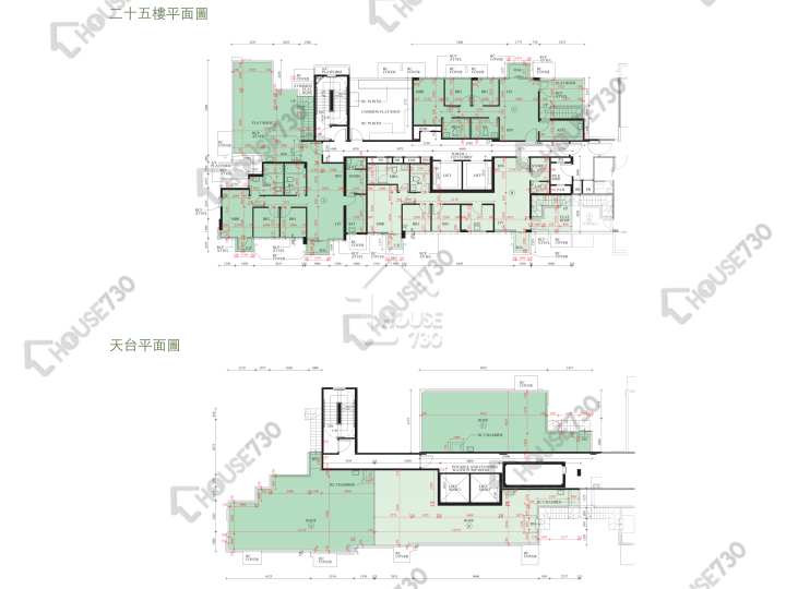 囍逸 平面圖 囍逸 1座 25樓 樓層平面圖 - House730