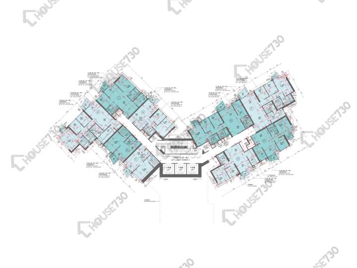 嘉悅 平面圖 嘉悅 1座 5-12,15,16樓 樓層平面圖 - House730