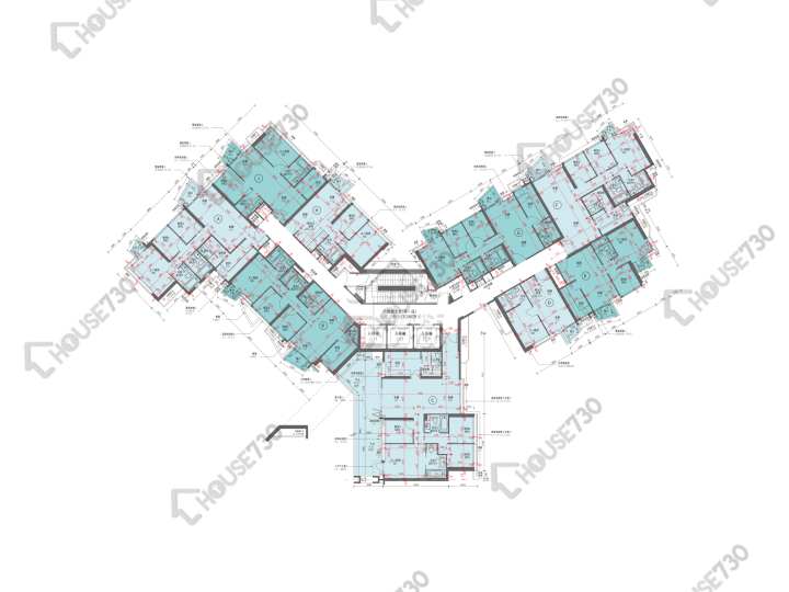 嘉悅 平面圖 嘉悅 1座 18樓 樓層平面圖 - House730
