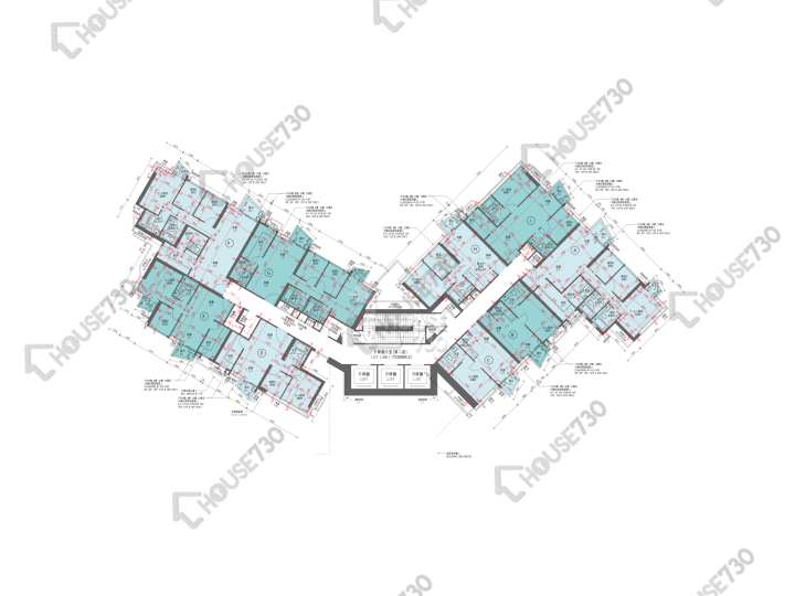 嘉悅 平面圖 嘉悅 2座 5-12,15,16樓 樓層平面圖 - House730