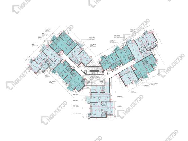 嘉悅 平面圖 嘉悅 1座 19-23,25,26樓 樓層平面圖 - House730
