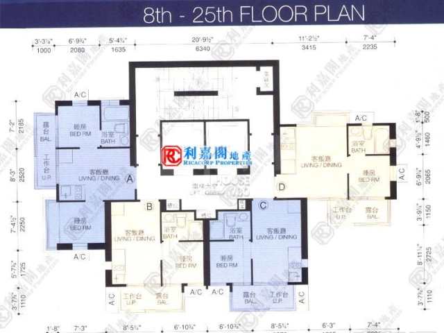 Mong Kok THE PLATINUM Upper Floor Floor Plan House730-4608183