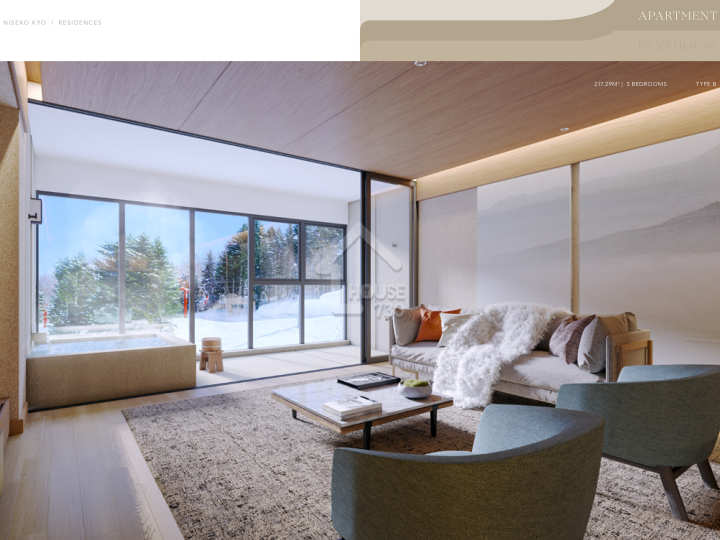 Upper Hirafu Residential Building 示範單位 - House730