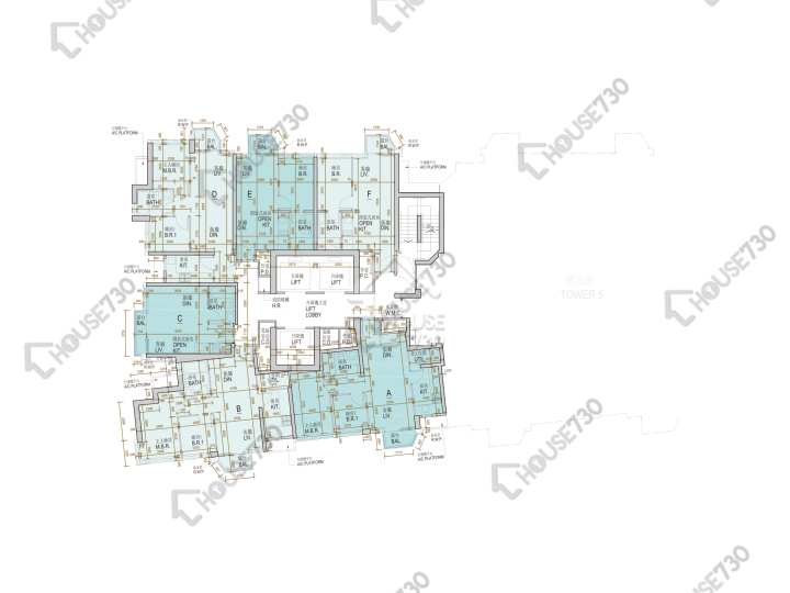 Oasis Kai Tak 平面圖 Oasis Kai Tak 3座 33樓 樓層平面圖 - House730