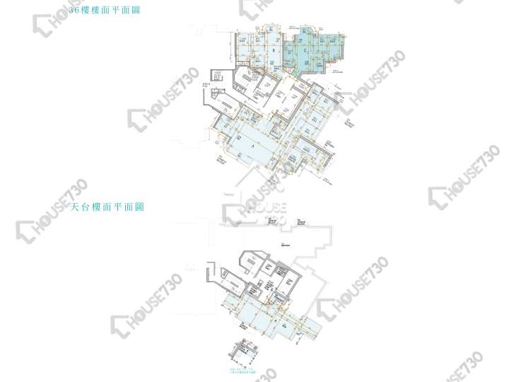 Oasis Kai Tak 平面圖 Oasis Kai Tak 2座 36樓 樓層平面圖 - House730