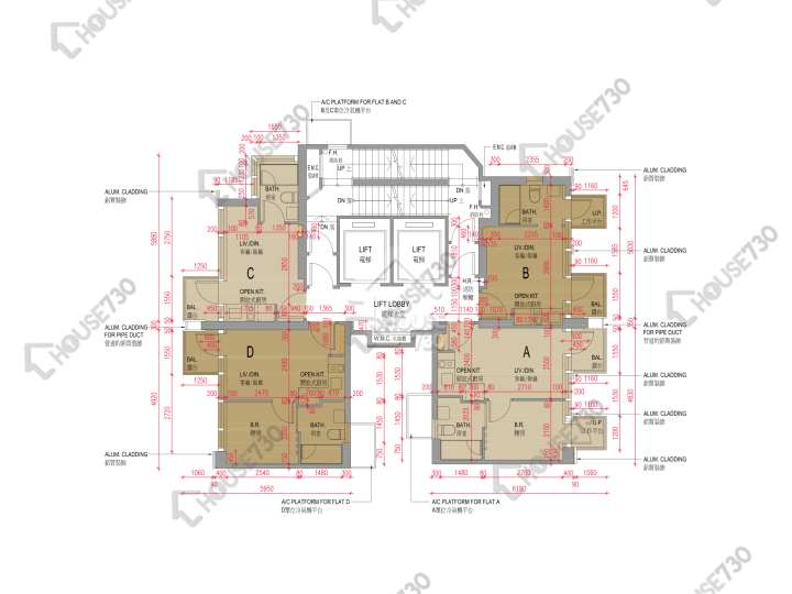 The Richmond 平面圖 The Richmond 3樓 樓層平面圖 - House730