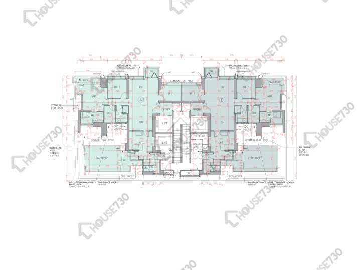 柏傲山 平面圖 柏傲山 2座 3樓 樓層平面圖 - House730