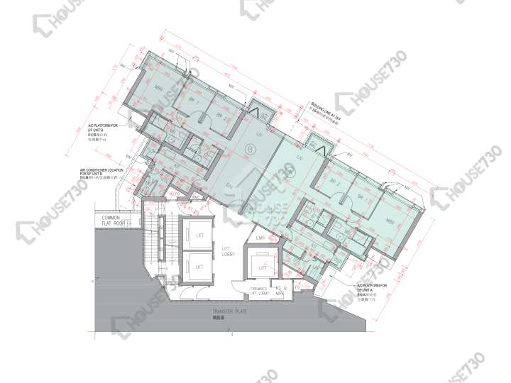 柏傲山 平面圖 柏傲山 5座 5樓 樓層平面圖 - House730