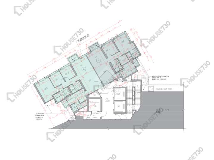 柏傲山 平面圖 柏傲山 3座 5樓 樓層平面圖 - House730